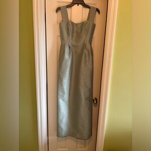 Lula Kate Green Bengaline Bridesmaid Dress